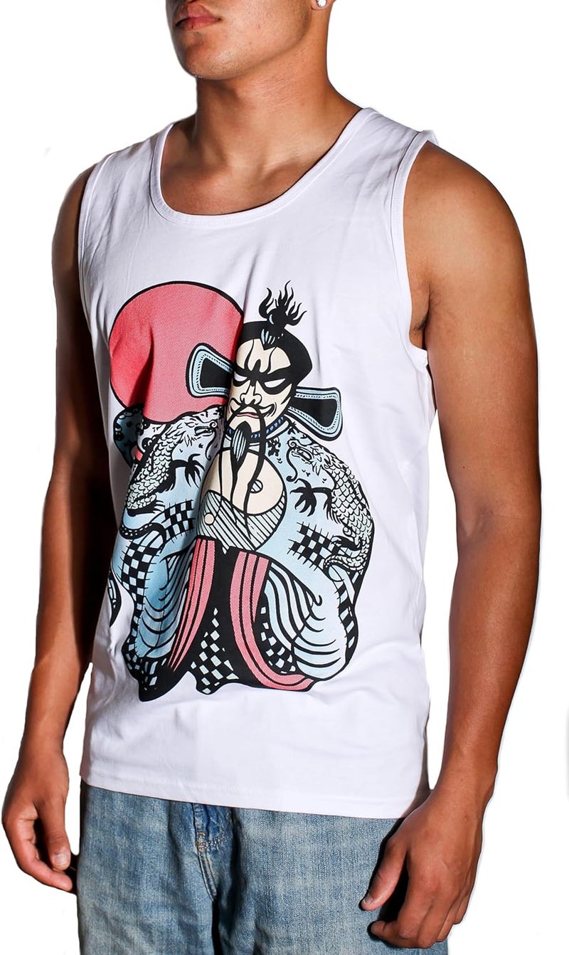 Posse Comitatus Big Trouble in Little China Fu Manchu Tank Top Jack Burton Movie Adult S-3XL - Image 3